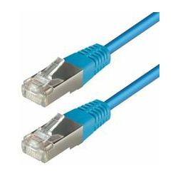 Transmedia S-FTP Cat5E Patch Kabel (RJ45), Blue 0,5m