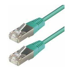 Transmedia FTP Cat.5e Kabel 10M, green