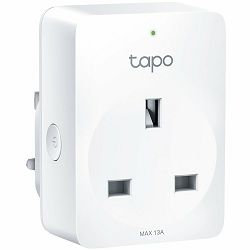 TP-Link WiFi Smart Plug, 2.4GHz, 802.11b/g/n, BT4.2, Tapo app, Wi-Fi kontrola, Timer/Schedule postavke, Glasovna kotrola Amazon Alexa/Google Assistant