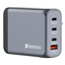 Verbatim GNC-100 GaN Charger 4 Port 100W USB A/C
