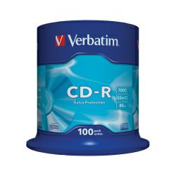 CD-R Verbatim 700MB 52× DataLife 100 pack spindle EP