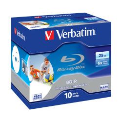 Blu-Ray Verbatim BD-R SL 6× 25GB PRINTABLE Hard Coat 10 kom. JC (Single Layer) 