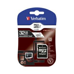 Verbatim memorijska kartica Micro Secure Digital (HC) 32GB Class 10 + adapter, Blister Pack