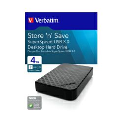 Verbatim 3.5" Storen Save 4TB HDD, USB3.0, crni