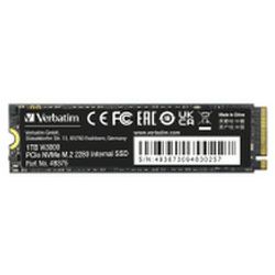 Verbatim Vi3000 1TB SSD M.2 NVMe PCIe Gen3x4, R/W: 3100/2200MB/s