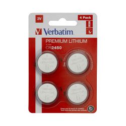 Verbatim CR2450 Lithium baterija, 3V (4 kom./pakiranje)