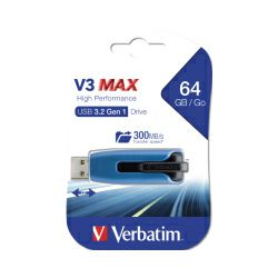 Verbatim USB3.2 64GB V3 MAX High Performance Drive (do 300MB/s)