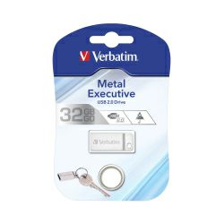 Verbatim USB2.0 StorenGo Metal Executive 32GB, srebrni