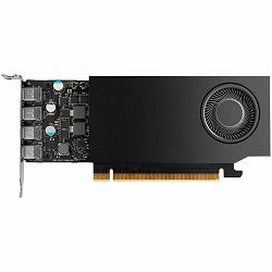 PNY NVIDIA A1000 8GB LowProfile PCI-Express 4.0 x16, LP8 GB GDDR6 128-bit 4x Mini DP 1.4 Installguide, Supportguide 4x mDP to DP adapter, 1x LP bracket"