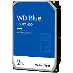 HDD Desktop WD Blue (3.5, 2TB, 256MB, 5400 RPM, SATA 6 Gb/s)