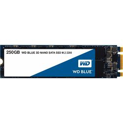 Western Digital 250GB SSD, Blue 3D, M.2 SATA