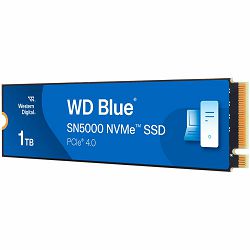 SSD WD Blue SN5000 NVMe (M.2 2280, 1TB, PCIe Gen4 16GT/s, up to 4 Lanes)