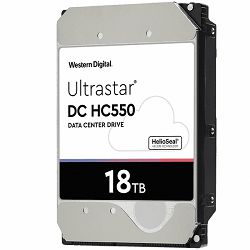 Western Digital Ultrastar DC HDD Server (3.5in 26.1MM 18000GB 512MB 7200RPM SAS ULTRA 512E SE P3 DC HC550), SKU: 0F38353
