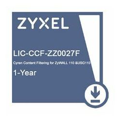 Zyxel 1-year UTM licence for USG110 ZyWALL110 Content Filtering, Bitdefender Antivirus, Secureporter Premium