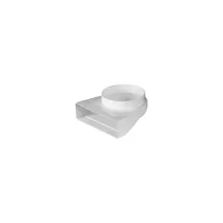 Adapter Awenta ravni-okrugli KP204-23/125 90°/60x204/125mm