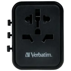 Adapter-punjač univerzalni putni za mobitele,tablete,prijenosna računala USB-C PD i USB Verbatim 49544