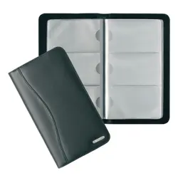 Album za posjetnice, 96 kom, 12x21,2 cm, Herlitz, crni