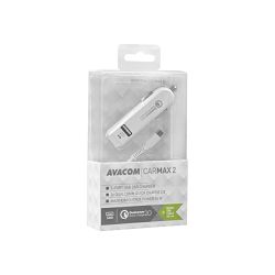 Avacom autopunjač CarMAX 2,2xQuickCharge2.0,micUSB