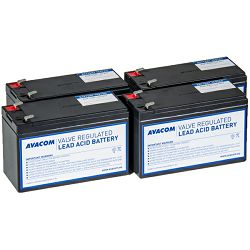 Avacom baterijski kit za APC RBC116 (4 bater.)