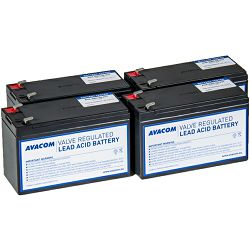 Avacom baterijski kit za APC RBC59, 4 baterije