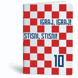 Bilježnica A4 32 listova diktando  Igraj moja Hrvatska