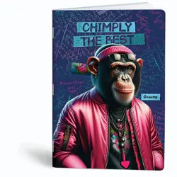 Bilježnica A4 40 listova  karo Fashion animals