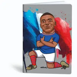 Bilježnica A4 40 listova karo Football icons