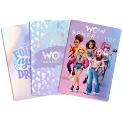 Bilježnica A5/D/K/B crte, kvadratići, čista set 3/1 WOW