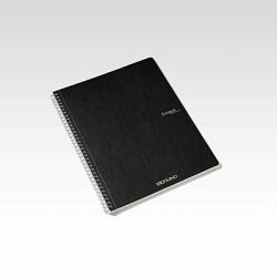 Bilježnica Fabriano Ecoqua original A4 90g 70L spiralna crte nero 19290209
