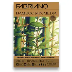 Blok Fabriano Bamboo 18x26 280g 25L ljepljeni top side 19100727