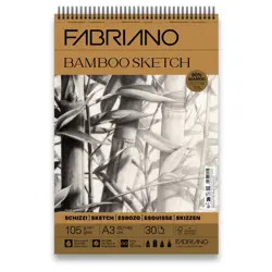 Blok Fabriano Bamboo 29,7x42 (A3) 105g 30L spiralni top side 19100726