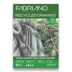 Blok Fabriano reciklirani 21x29,7 (A4) 200g 50L ljepljeni top side 19100759