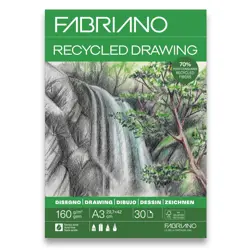 Blok Fabriano reciklirani 29,7x42 (A3) 160g 30L ljepljeni top side 19100758