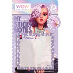 Blok samoljepljivi WOW Generation prozirni, sort P48