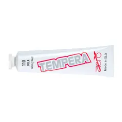 Boja tempera 42ml, aluminijska tuba, Aero, bijela