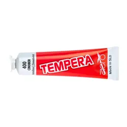Boja tempera 42ml, aluminijska tuba, Aero, crvena