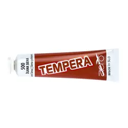 Boja tempera 42ml, aluminijska tuba, Aero, smeđa