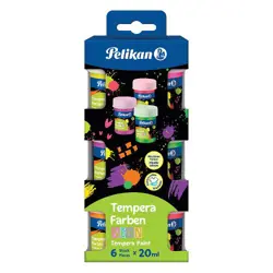 Boje tempere Pelikan, 20 ml, u čaši 6/1, neon