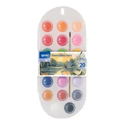 Boje vodene Spree  20 boja+kist u plastičnoj kutiji
