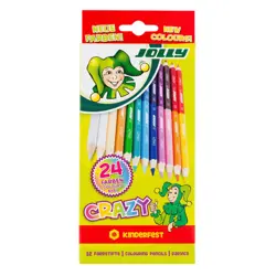 Bojice drvene Crazy Jolly s dva vrha 12/1 J3000-0503