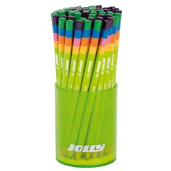Bojice drvene Jolly 4-bojne rainbow