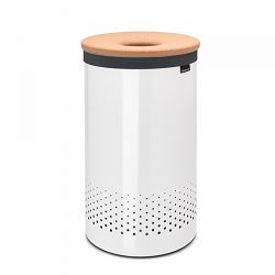 Brabantia košara za rublje 60L, okrugla; bijela