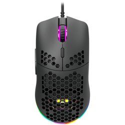 CANYON Puncher GM-11, Gaming Mouse with 7 programmable buttons, Pixart 3519 optical sensor, 4 levels of DPI and up to 4200, 5 million times key life, 1.65m Ultraweave cable, UPE feet and colorful RGB 