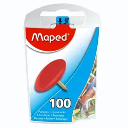 Čavlići risaći Maped metalni, plastificirana glava, 100/1