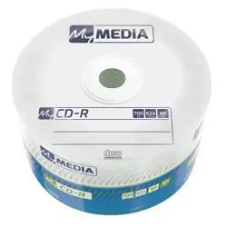 CD-R MyMedia 700 MB/80min 52x, matt silver, wrap pakiranje, 50/1