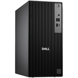 Dell Pro Tower QCT1250, 180W, Intel Core Ultra 7 265 (30MB, 20C up to 5.3 GHz), 8GB (1x8GB) 5600MT/s DDR5, M.2 512GB TLC PCIe, Intel Integrated, DVDRW, Speaker, DP, HDMI, USB-C, 7xUSB-A, RJ-45, Mouse/