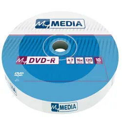 DVD-R MyMedia 4.7 GB/120min 16x, matt silver, wrap pakiranje, 10/1