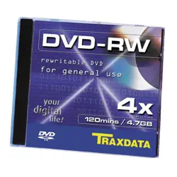 DVD-RW Traxdata 4,7 GB/120 min 4x, box, 1/1