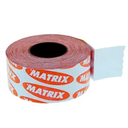 Etikete samoljepive u roli, 26x12 mm, bijele, ovalne E26120