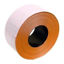 Etikete samoljepljive u roli, 26x16 mm, narančaste, četvrtaste